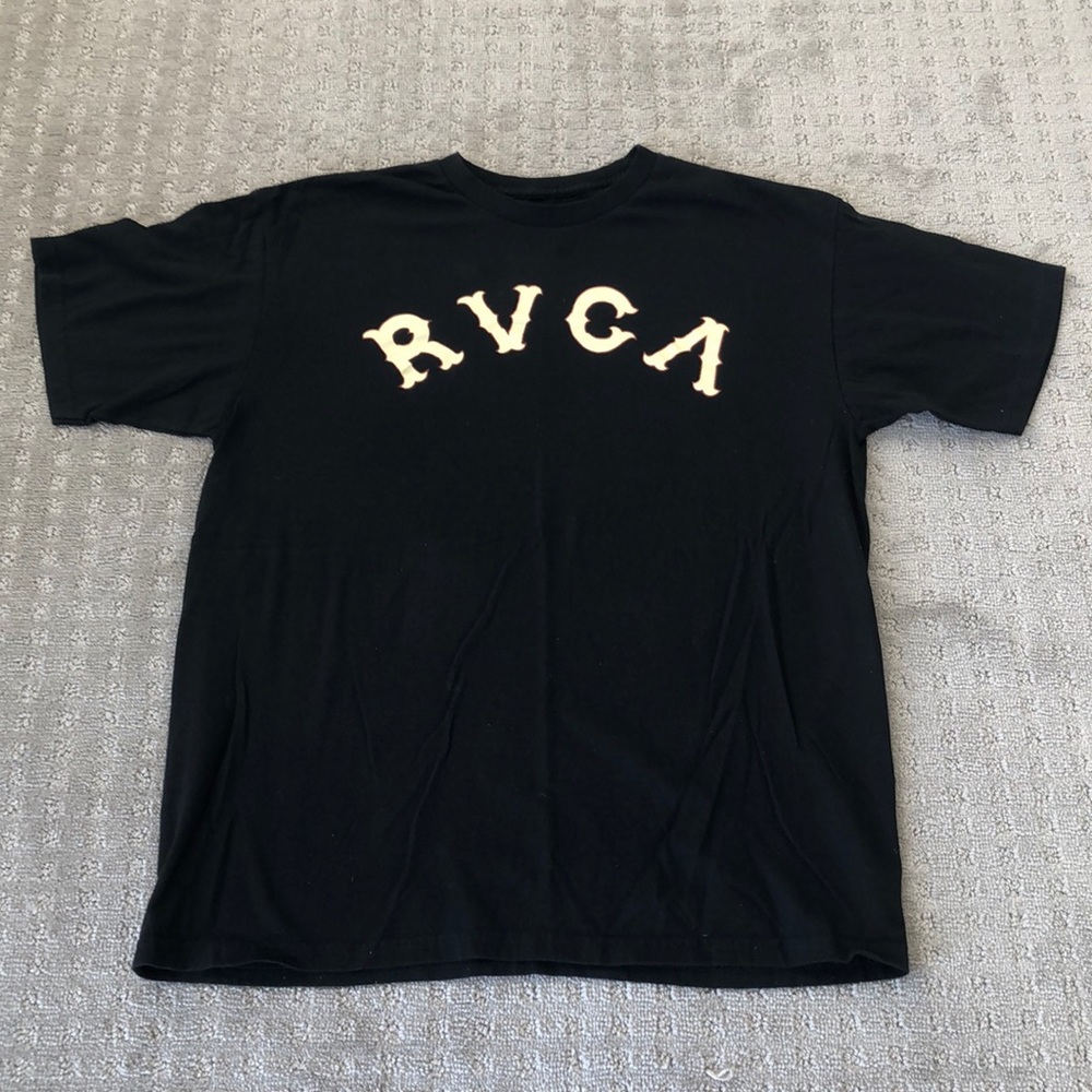 Men’s NWOT RVCA Black Graphic T Size L